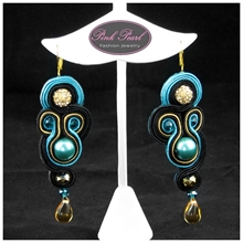 TURQUOISE & GOLD EARRINGS