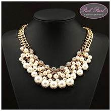 RHINESTONES & PEARLS NECKLACES