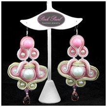 PINK & PEARL EARRINGS